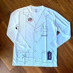 [Thermo Fisher] White Long Sleeve Scientist Tee